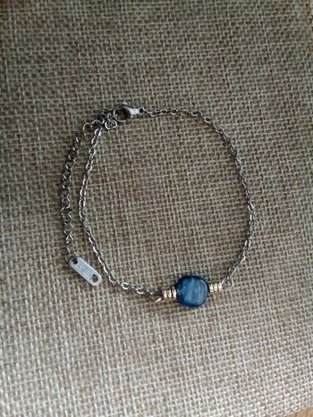 Bracelet avec pierre naturelle de kyanite