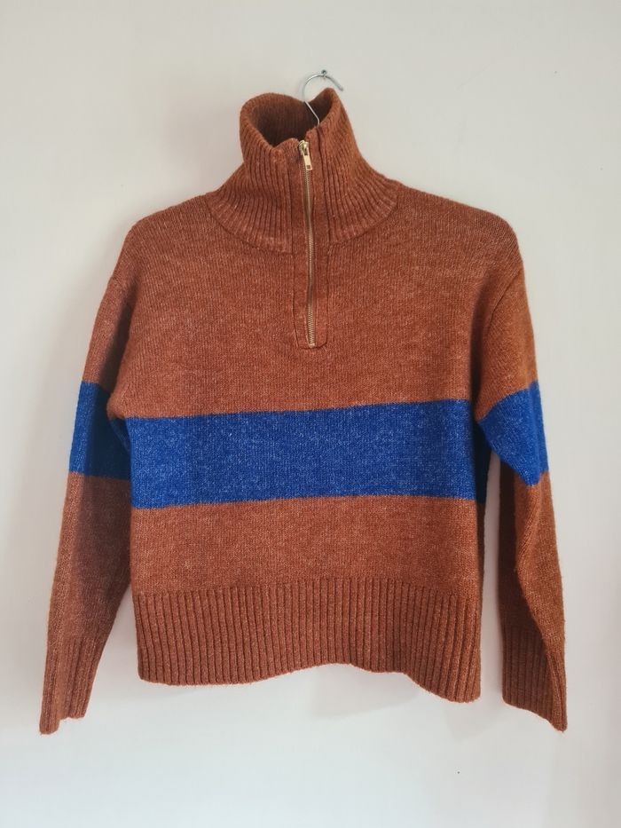 Pull col zippé Zeeman / Taille 36