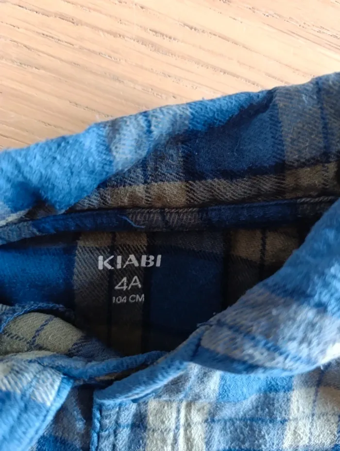 Pyjama deux pièces 4 ans carreaux Kiabi - photo numéro 4