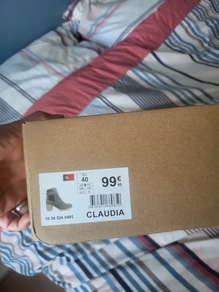 Boots kaki daim neuve eram taille 40 - photo numéro 8