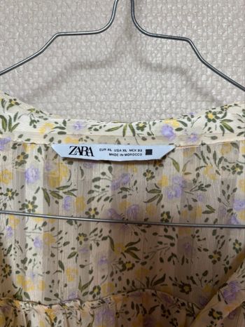 Blouse fleurie Zara