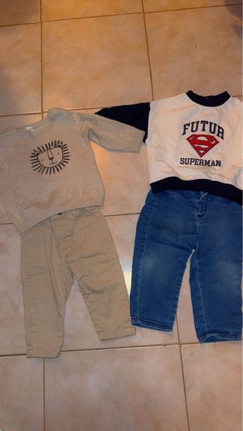 Lots vêtements bébé garçon 12 mois 