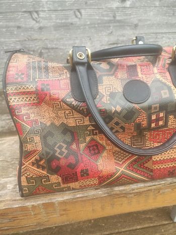 Petit sac de voyage tapisserie