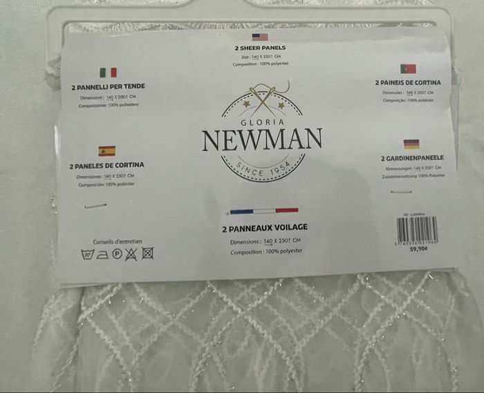 Rideaux voilages brodées - photo numéro 2