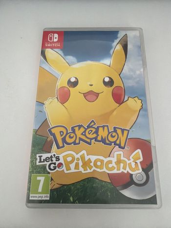 Pokémon let’s go Pikachu jeu switch 