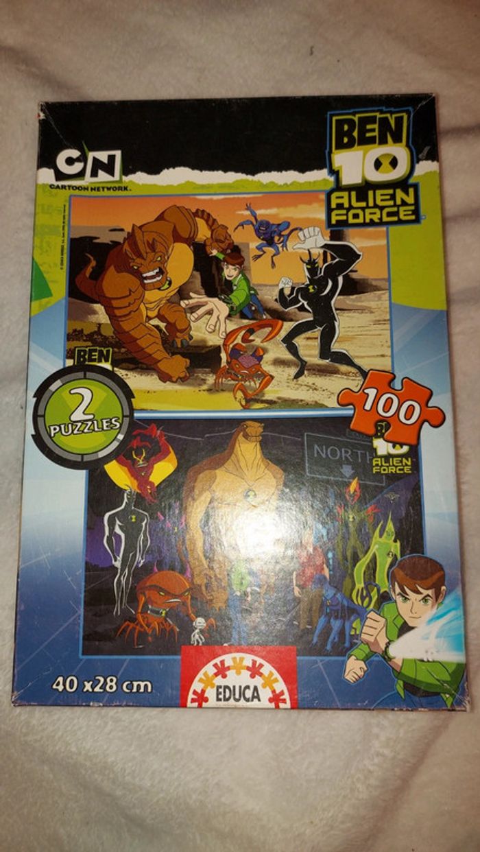 Puzzle 2 en 1   ben10