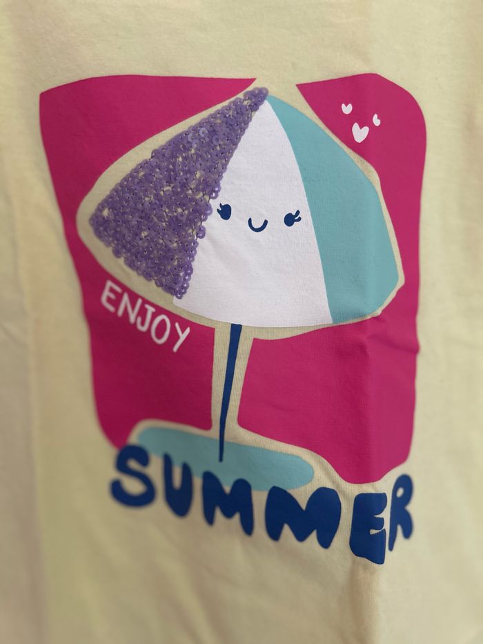 T-shirt manches courtes fille 9/10 ans - photo numéro 2