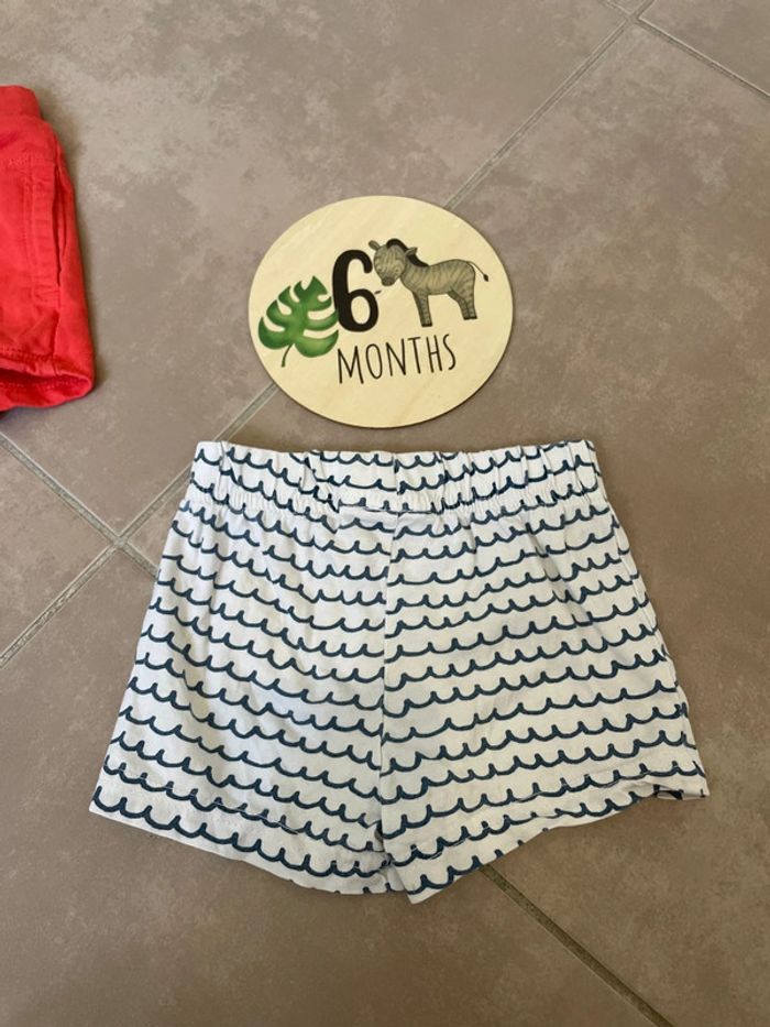 Lot 3 shorts souples tex orchestra 6 mois garçons - photo numéro 3
