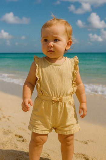 Combinaison short jaune TAO
