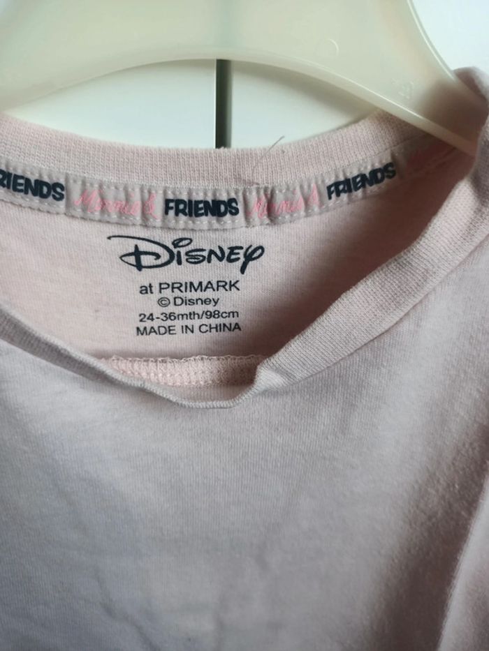 Magnifique ensemble robe salopette et t-shirt Disney taille 36mois - photo numéro 8