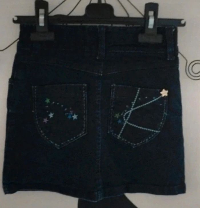 Magnifique jupe en jean bleu foncé Kenzo Kids taille 6 ans - photo numéro 2