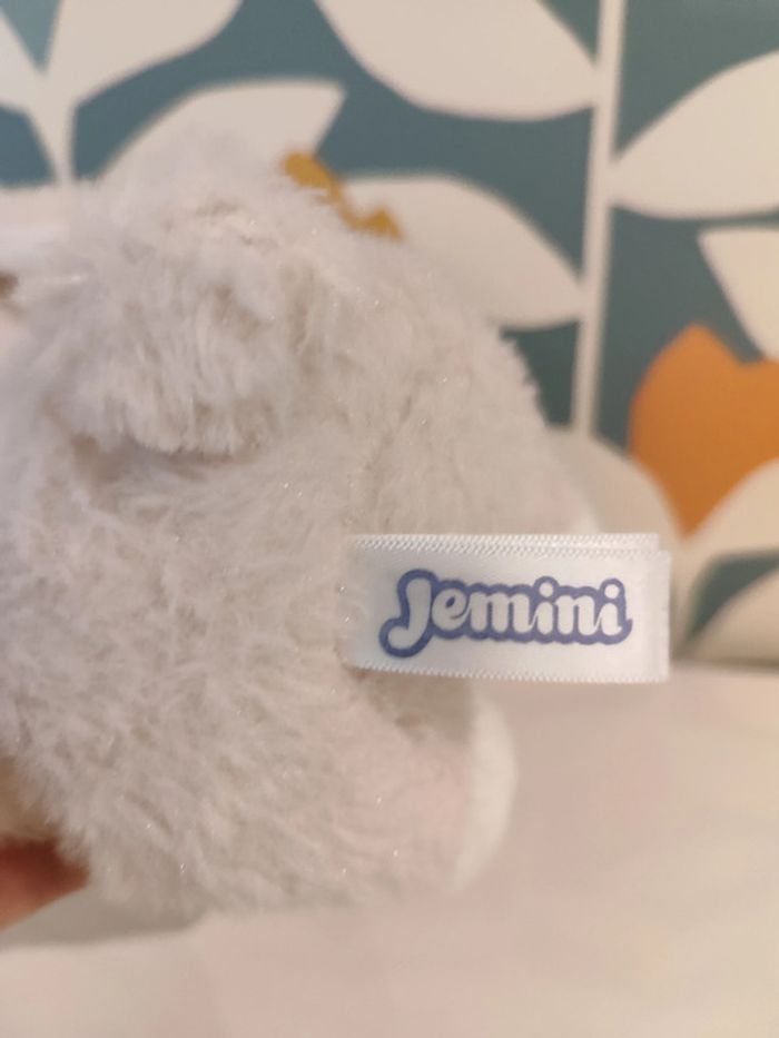 Peluche doudou lapin jemini - photo numéro 4
