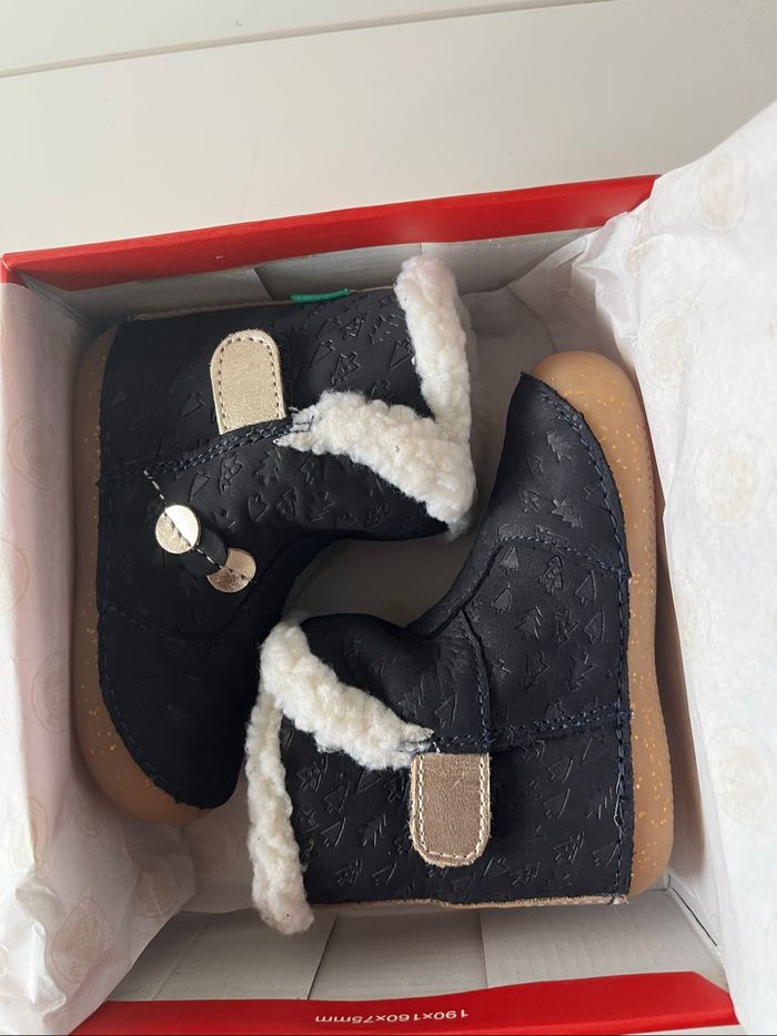 Bottine mi-haute marine kickers - photo numéro 2