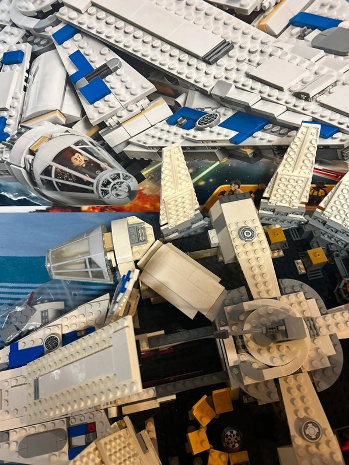 Lego Star Wars Faucon Millenium 75212 Incomplet Sans figurine - photo numéro 5