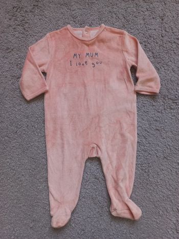 Pyjama hiver 9 mois
