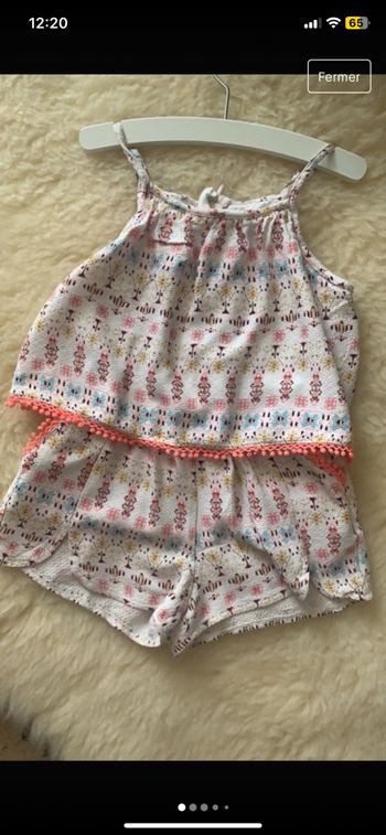 Jolie combinaison short