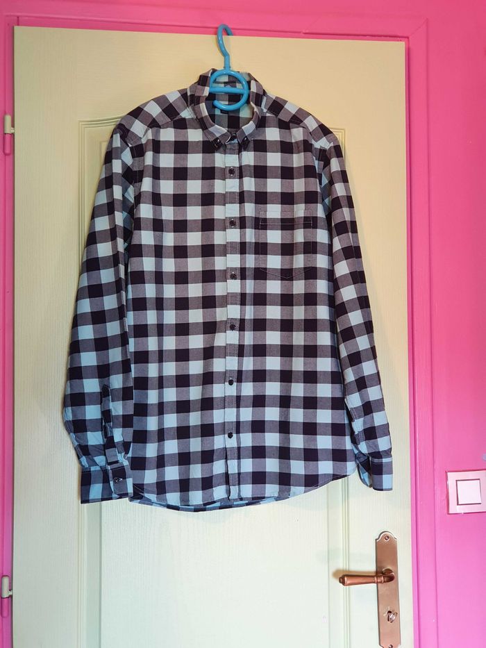 Chemise à carreaux homme L