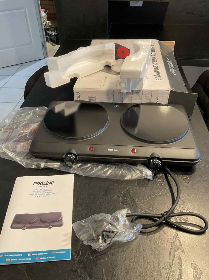 Plaque cuisson vitrocéramique portable neuve - photo numéro 2