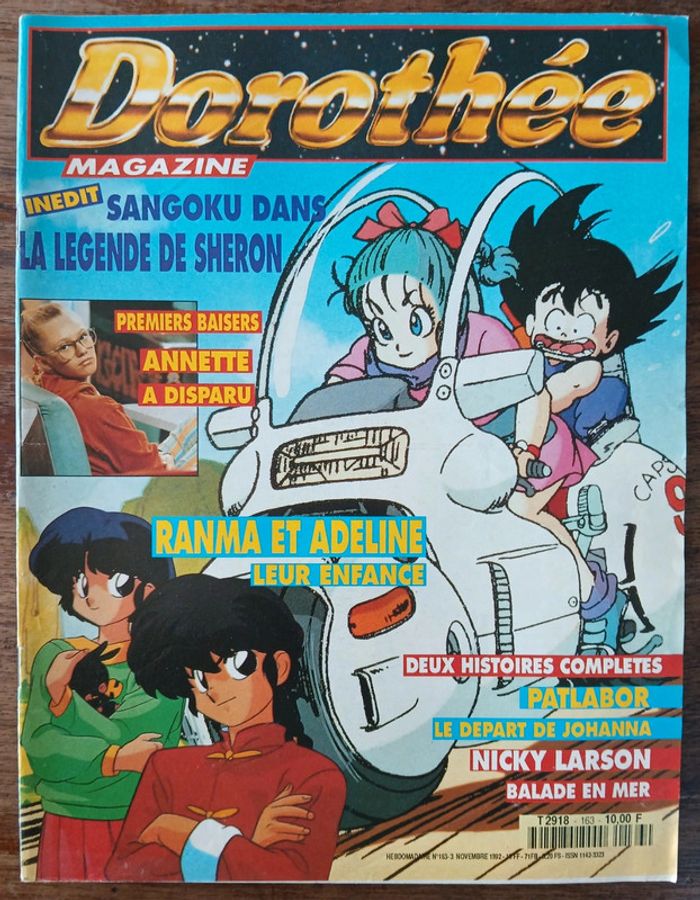 Dorothee Magazine 163 Poster DBZ