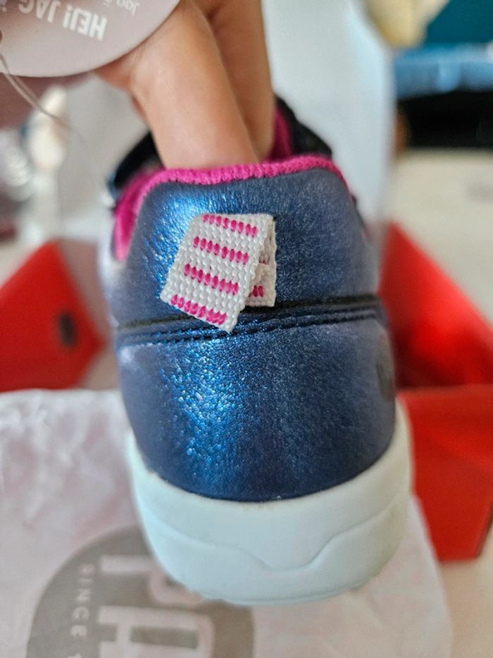 Sneakers fille  bleu pailleté taille 24 neufs Pax since 1929 #lora11chaussures - photo numéro 9