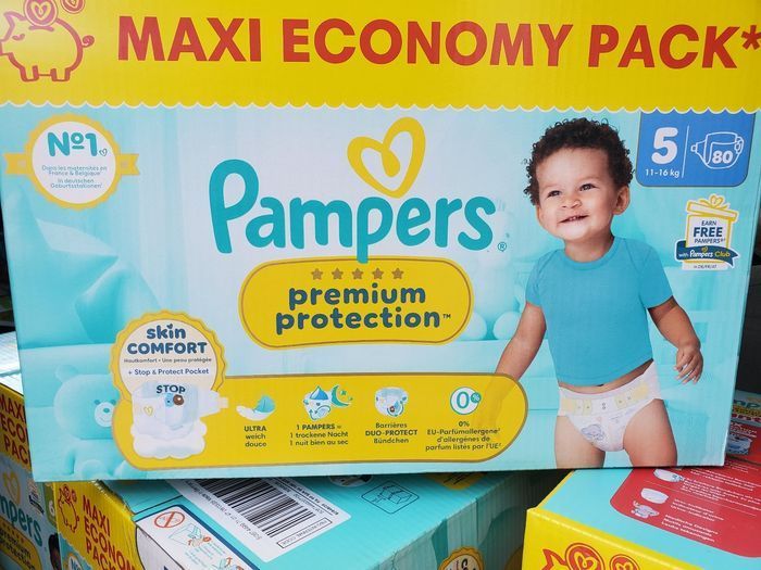 Couches Pampers Prenium protection taille 5, 80 Couches.