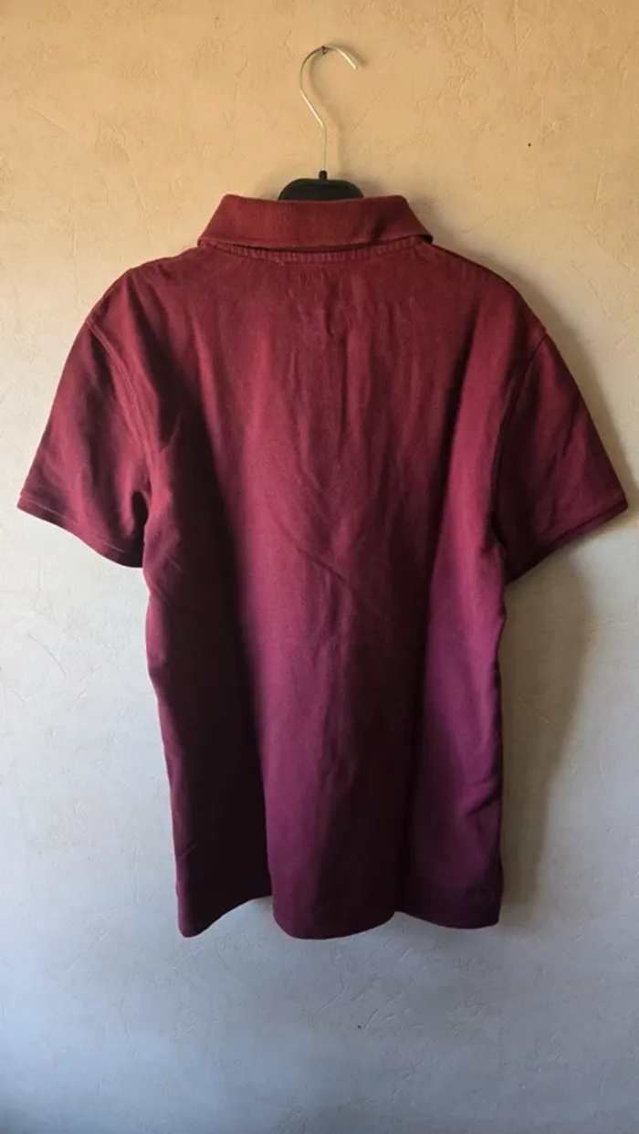 Polo bordeaux KIABI – Taille M - photo numéro 4