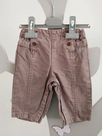 Pantalon gris Obaibi taille 3 mois