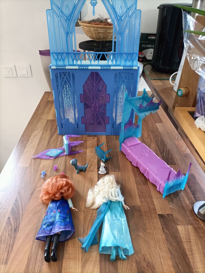 Palais des glaces Reine des Neiges - Château Arendelle -Elsa, Anna,Olaf, Bruni - photo numéro 7