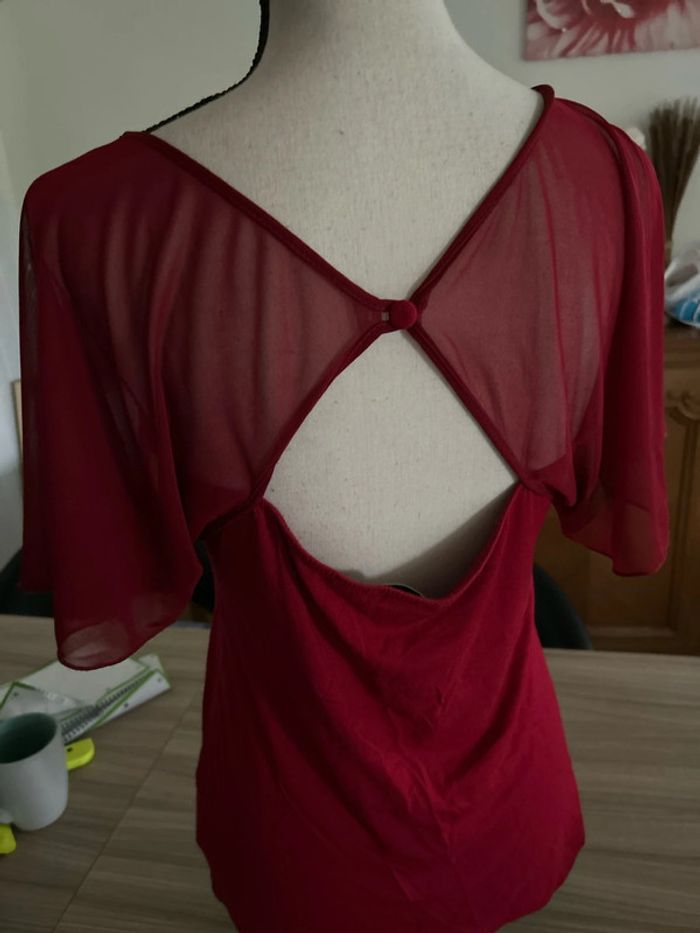 Blouse manches transparentes bpc 40/42 - photo numéro 2