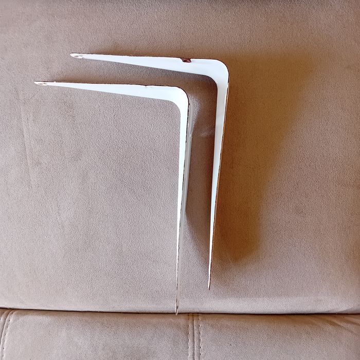 Faby27800 Equerres d'angle x 2 - 200 x 150 mm - couleur : blanc - photo numéro 3
