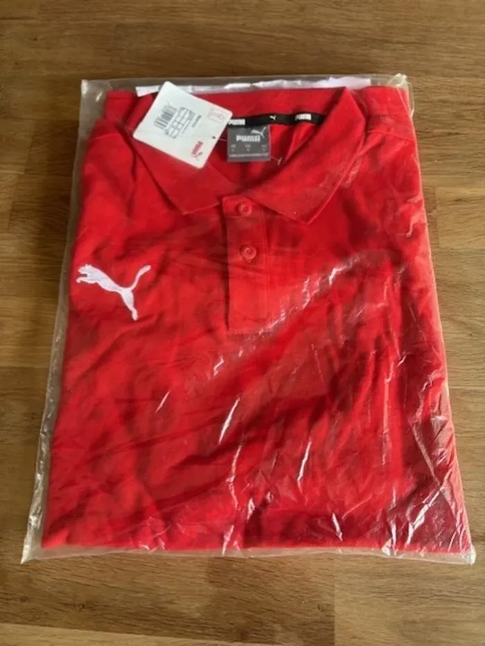 polo homme puma rouge taille L - photo numéro 6