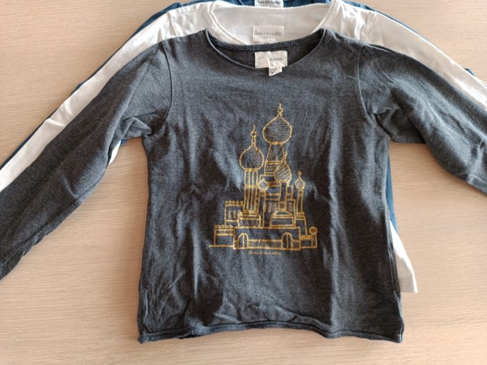 Lot  de 2 t shirt manches longues