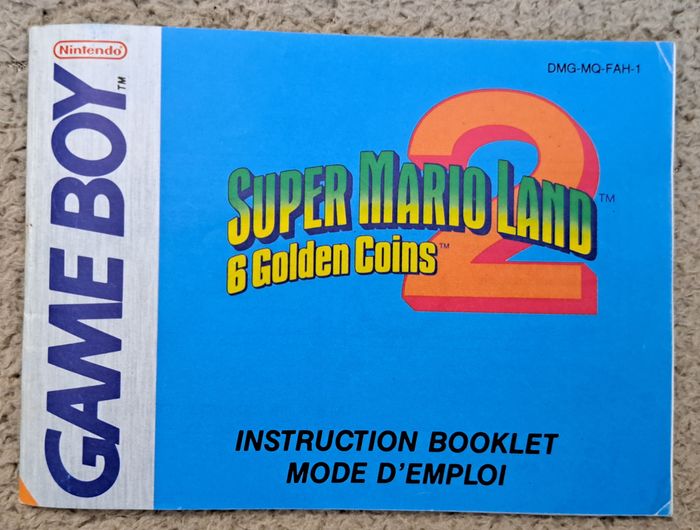 🎮 Notice Super Mario Land 2 Nintendo Gameboy GB - photo numéro 6