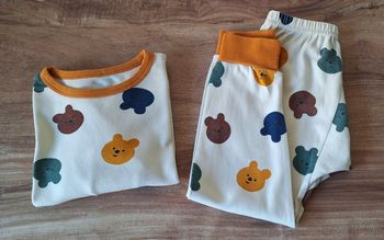 Pyjama 2 pièces beige ours 3 ans