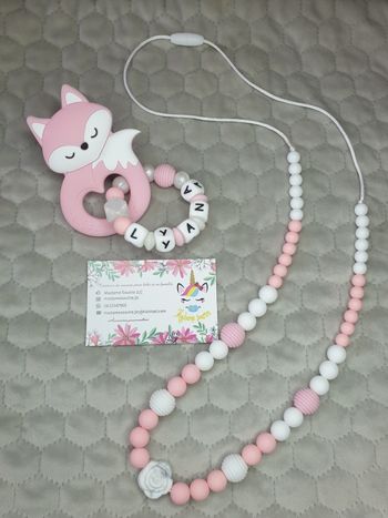 Hochet + Grand collier allaitement/portage