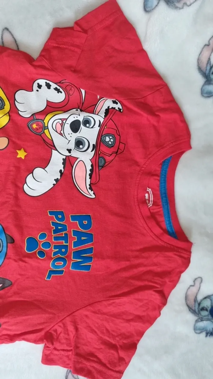 Pyjama short pat patrouille 5/6 ans neuf - photo numéro 4