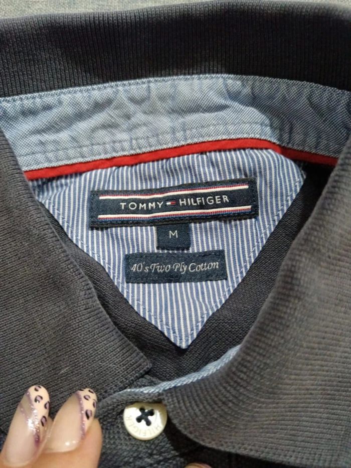 C55 polo marine Tommy Hilfiger M - photo numéro 3