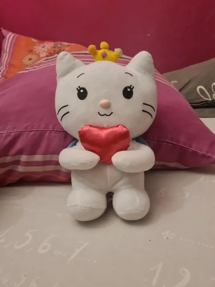 peluche. angel cat sugar. 26 cm