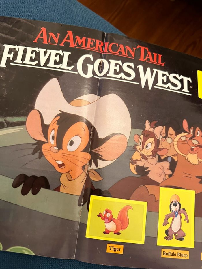 Album Panini complet souris Fievel au Far West American Tail goes west stickers Euroflash - photo numéro 5