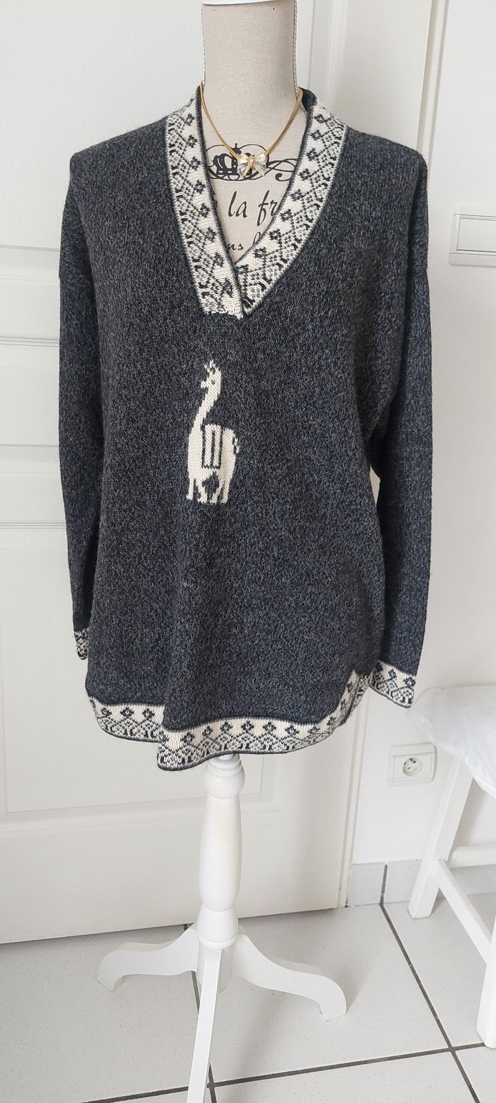Pull alpaga El gran pajatén taille M - photo numéro 10