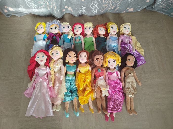 15 poupées de chiffon Princesses Disney