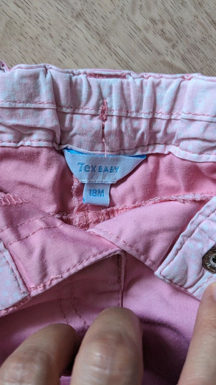Short Rose Tex 18 mois - photo numéro 3