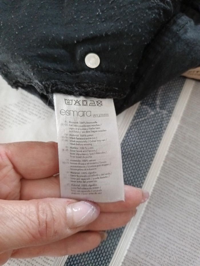 Short jeans noir - photo numéro 4