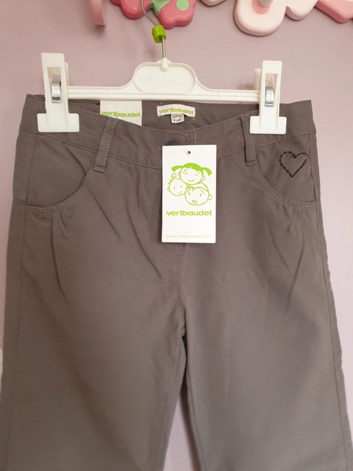 Pantalon été toile fille neuf étiqueté - photo numéro 3