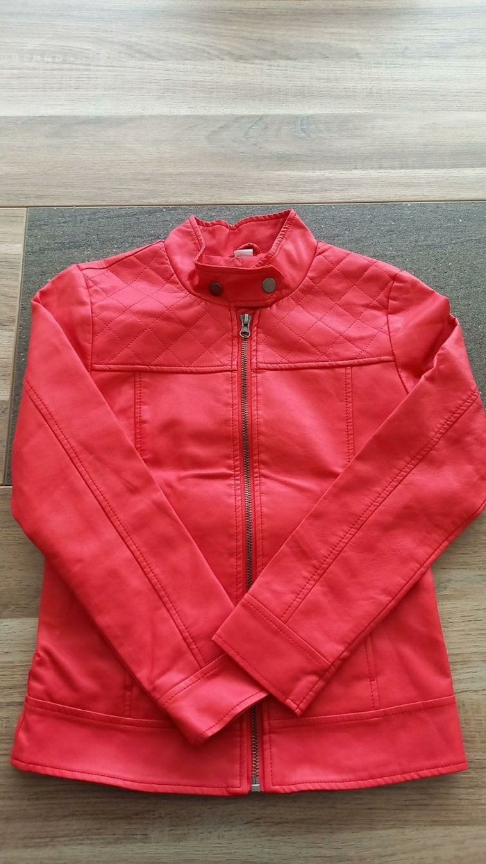Veste en simili cuir