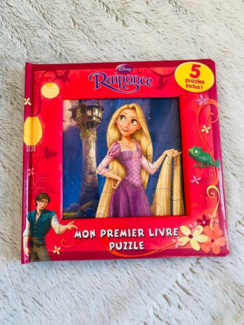 Livre Puzzle Raiponce Disney