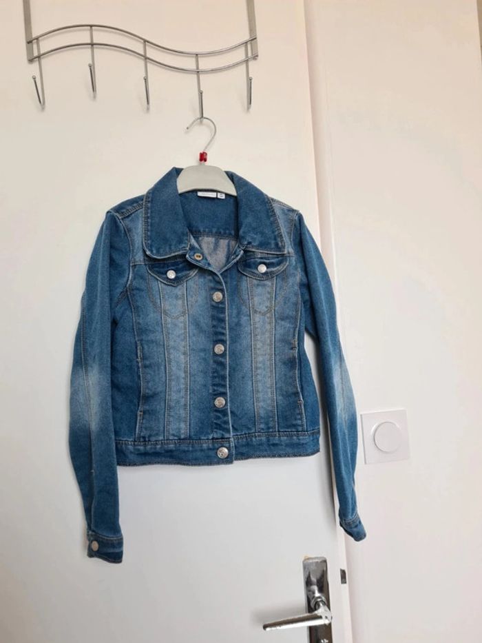 Veste en jean's name it 10 ans