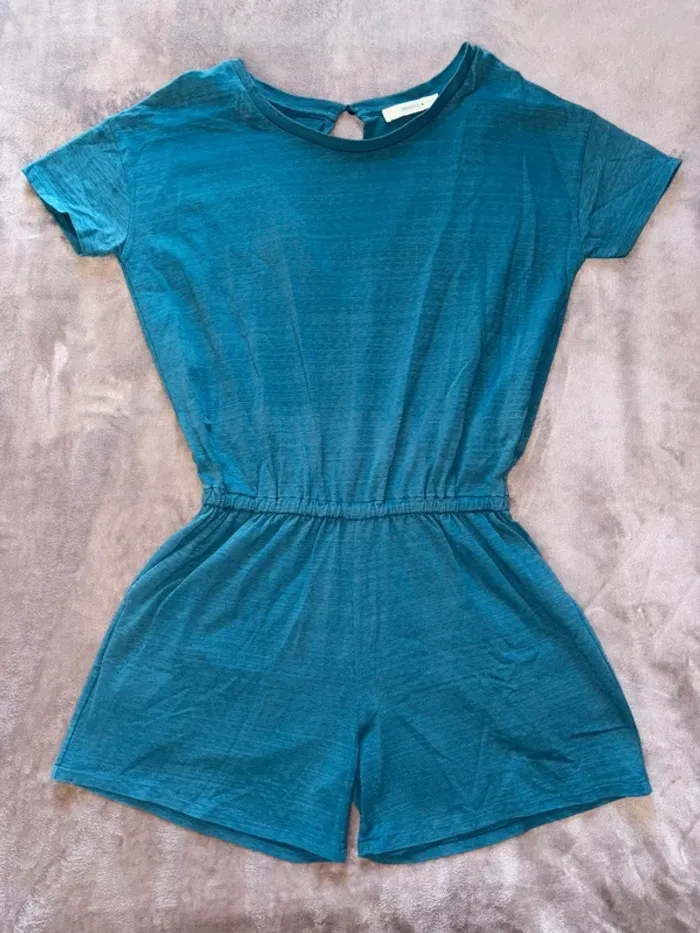 Combi short femme taille S Sessùn bleu turquoise en très bon état