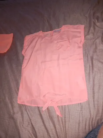 Tee-shirt saumon 12 ans