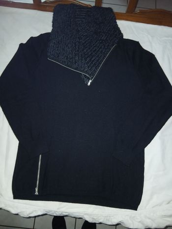 Pull a coll roule homme